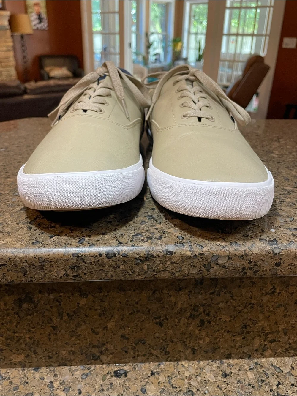 Columbia Slack Tide Lace Dockside PFG Boat Shoe Grip Oxford Tan Truffle Sz 14